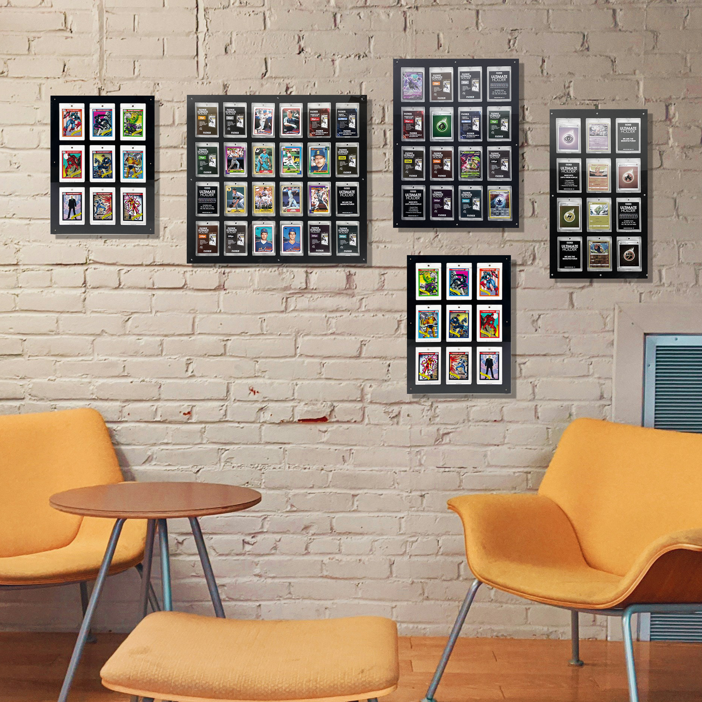PATHER® Ultimate Holder Card Wall - 9 Slots