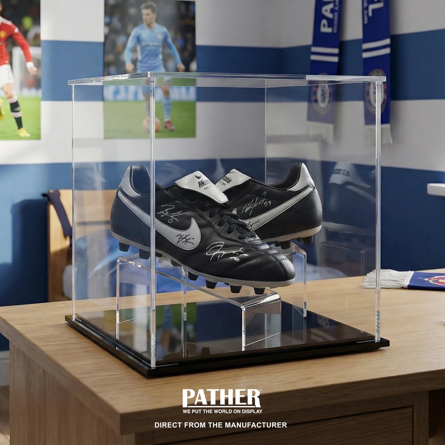 PATHER. Display Cube - 15" x 15" x 15" - Knock Down Style