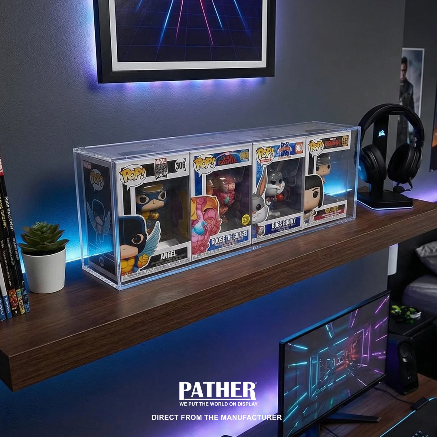 PATHER. 1 x 4 Funko Case