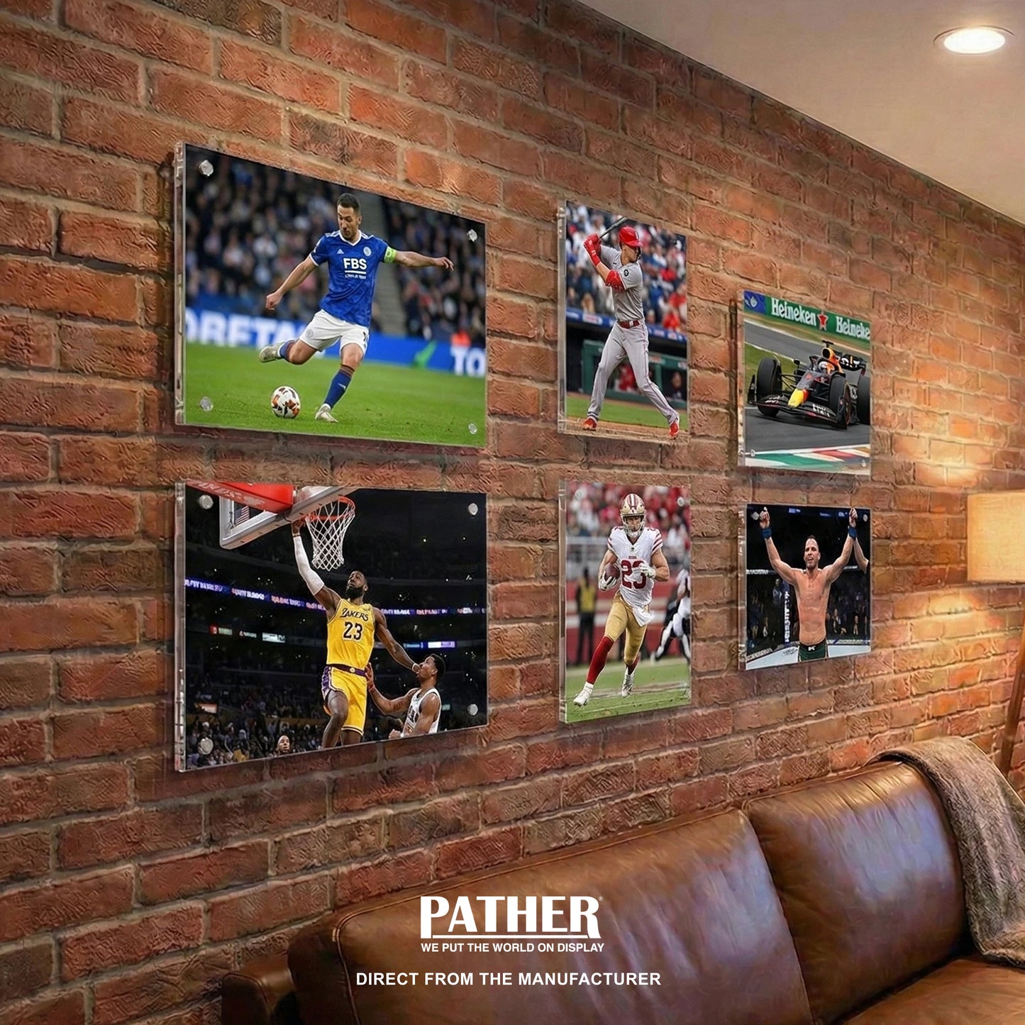 PATHER. Magnetic Picture Frame - 8"x 10" or 10" x 8"