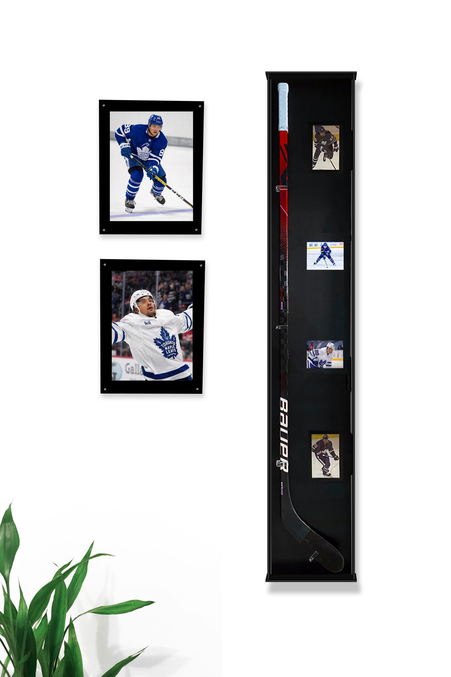 PATHER® Hockey Stick Display Case - Vertical - Left Handed