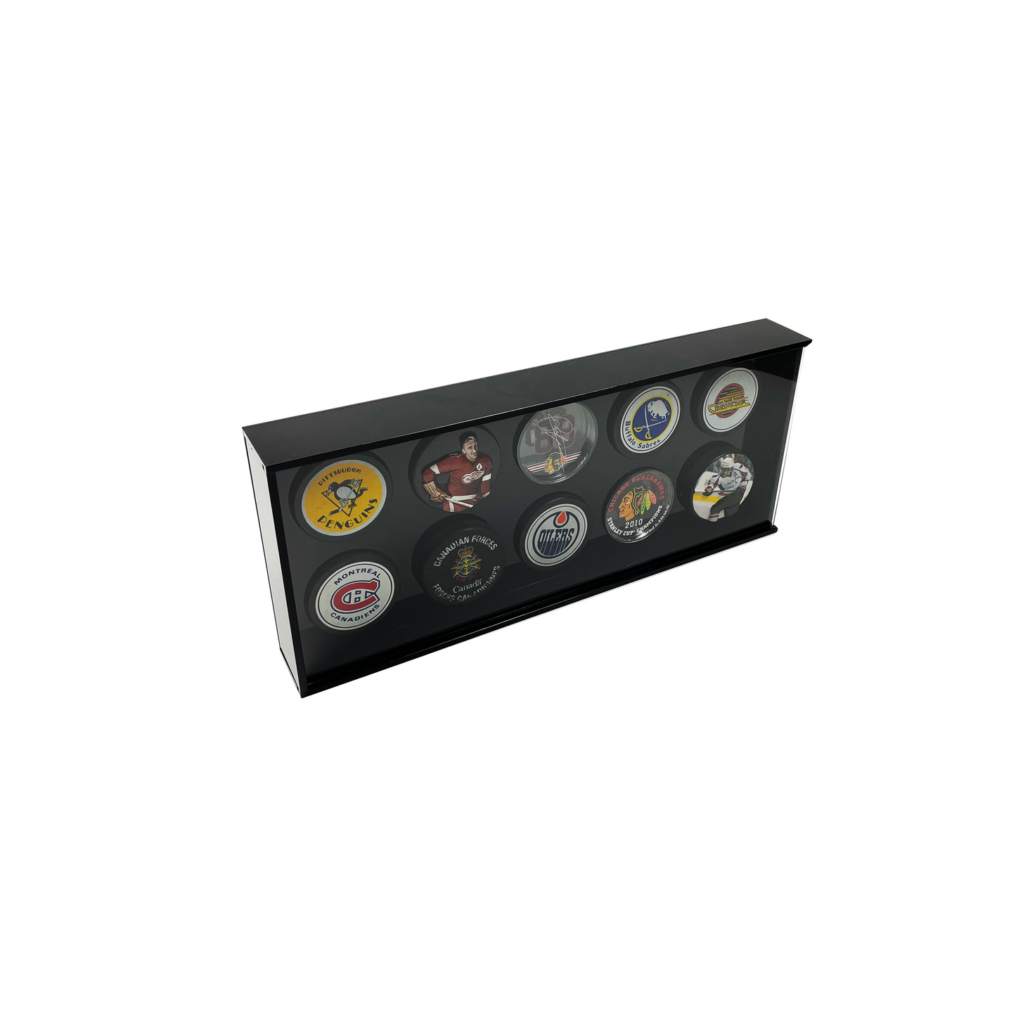 PATHER® Hockey Puck Display - 10 Slots