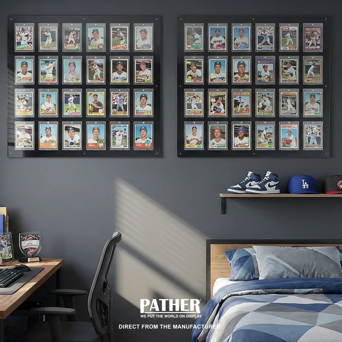 PATHER. Ultimate Holder Card Wall - 24 Slots
