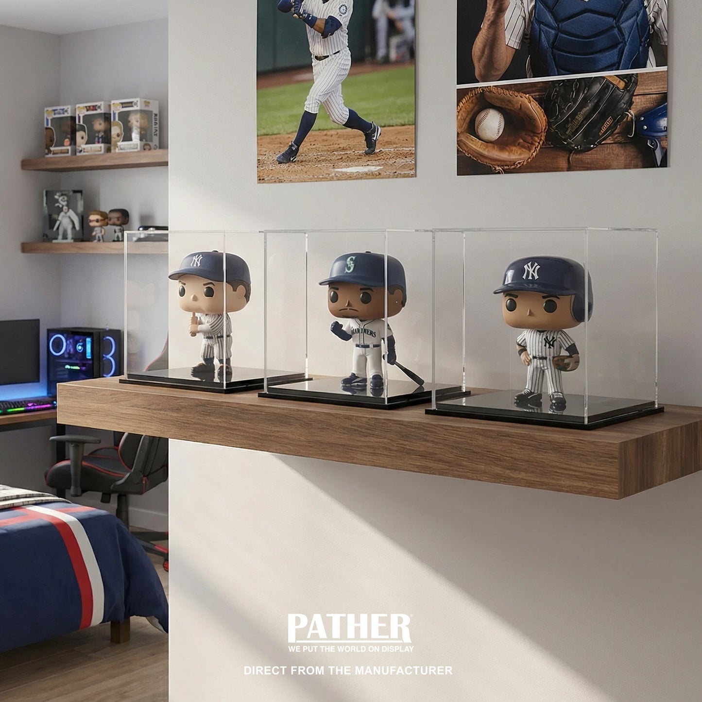 PATHER. Display Cube - 11 3/4" x11 3/4" x 11 3/4"