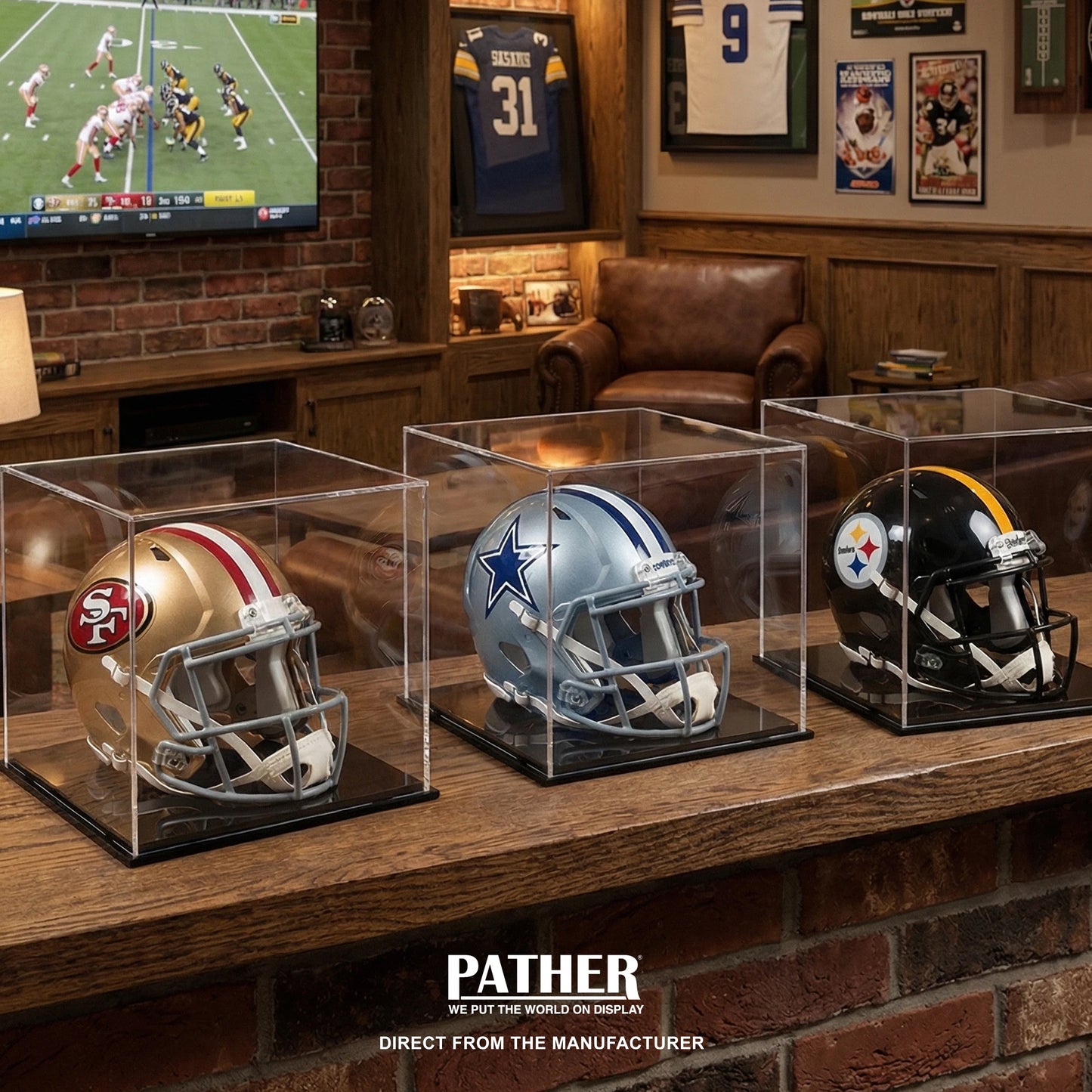 PATHER. Display Cube - 11 3/4" x11 3/4" x 11 3/4"