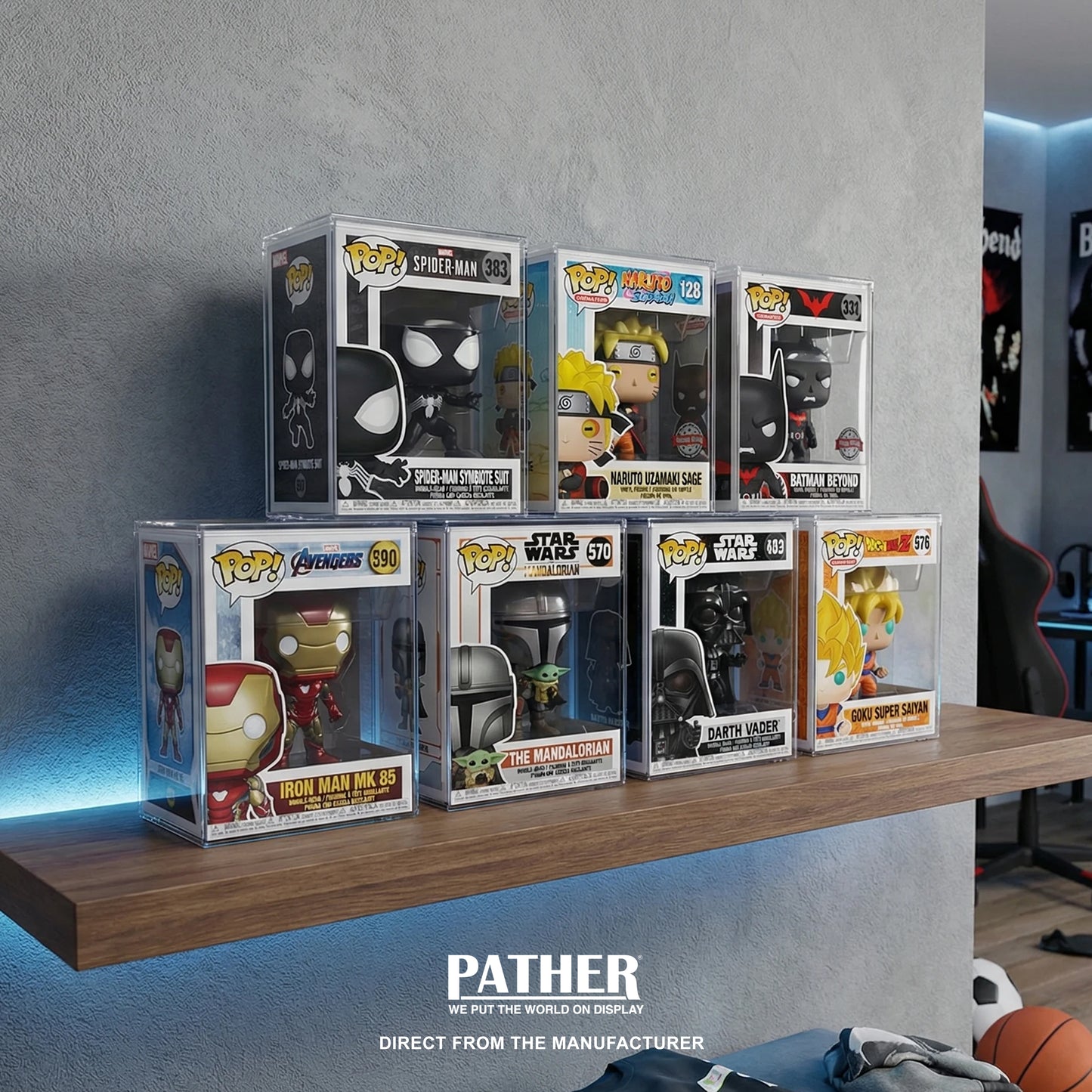 PATHER. Funko Display Case