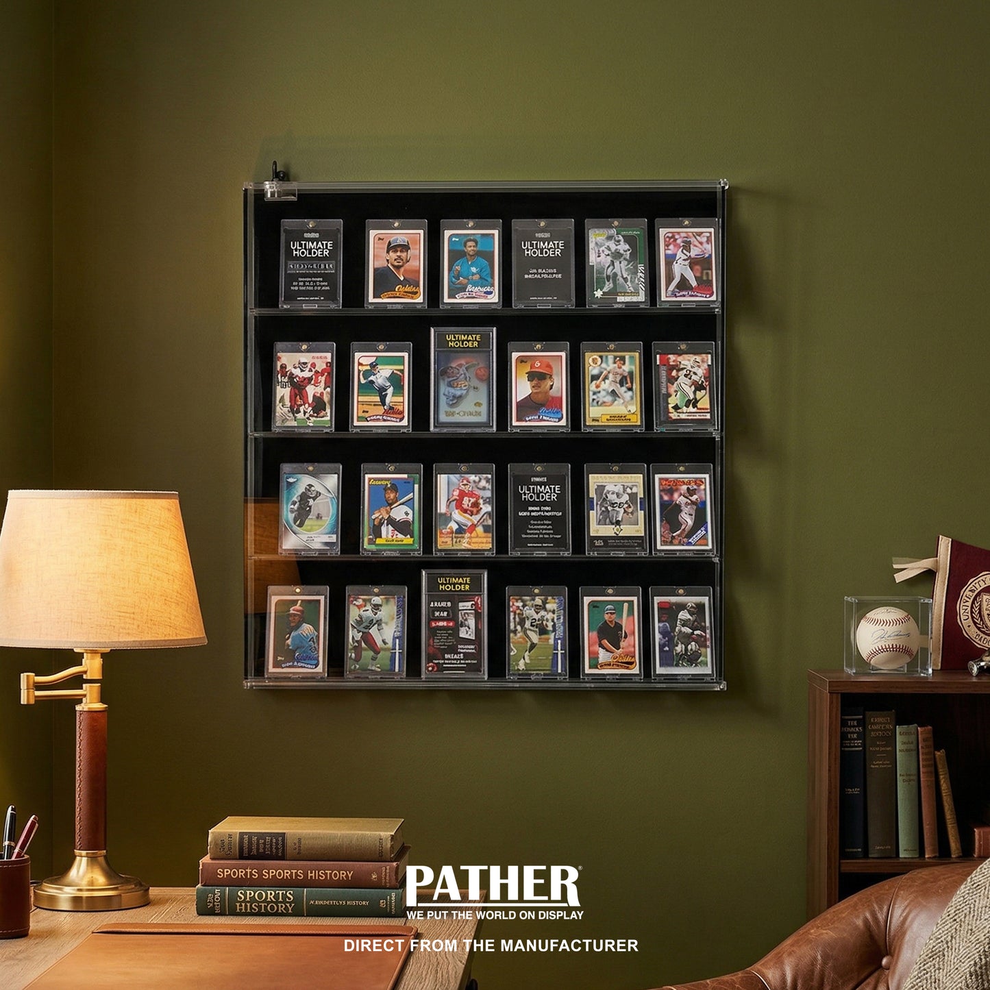 PATHER. Trading Card Display Cabinet - Large