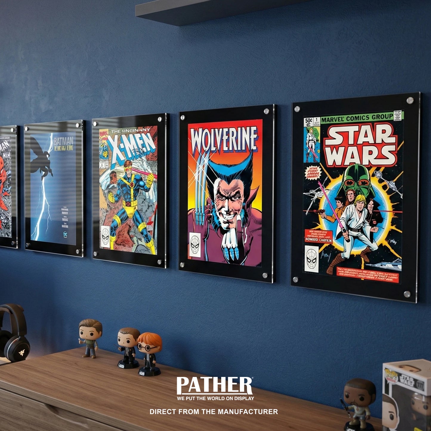 PATHER. Comic Book Frame