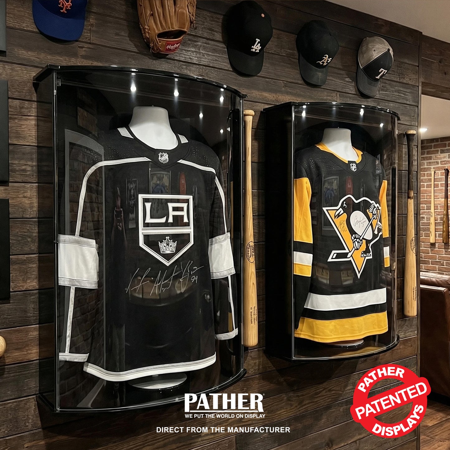 PATHER. Patented Luxury Single Curved Jersey Case