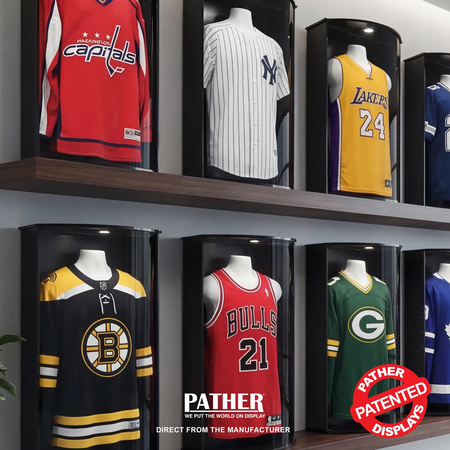 PATHER. Patented Luxury Single Curved Jersey Case
