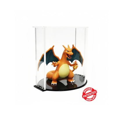 PATHER. Patented Luxury Clear Double Curve Display Case - Small