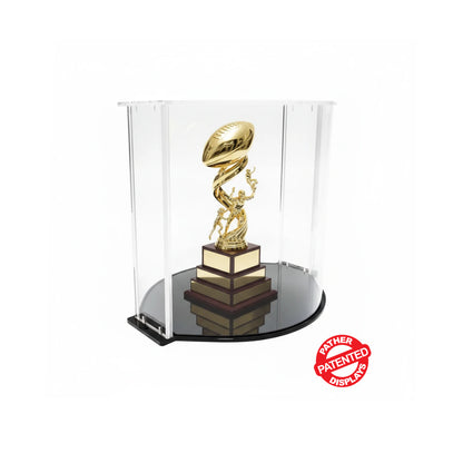 PATHER. Patented Luxury Clear Double Curve Display Case - Small