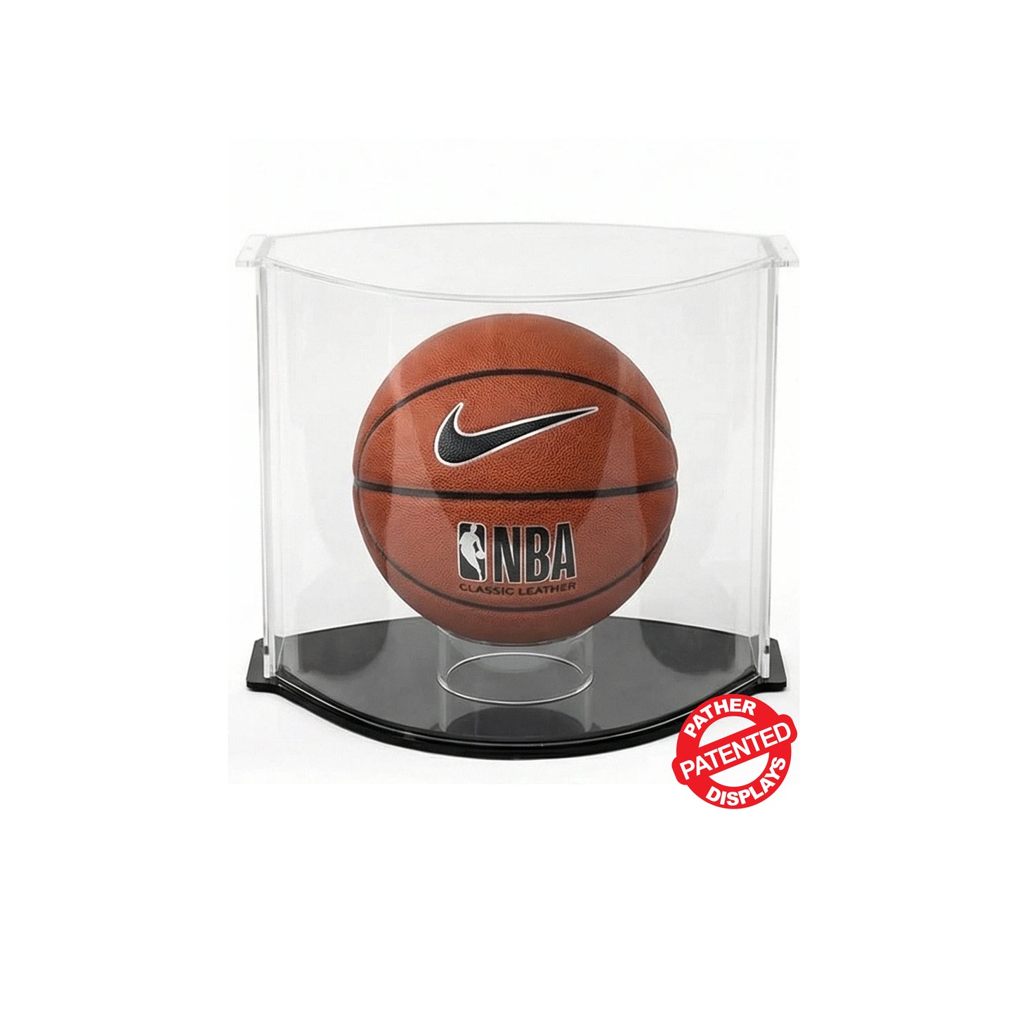 PATHER. Patented Luxury Double Curved Display Case - Medium