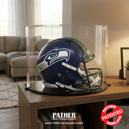 PATHER. Patented Luxury Double Curved Display Case - Large