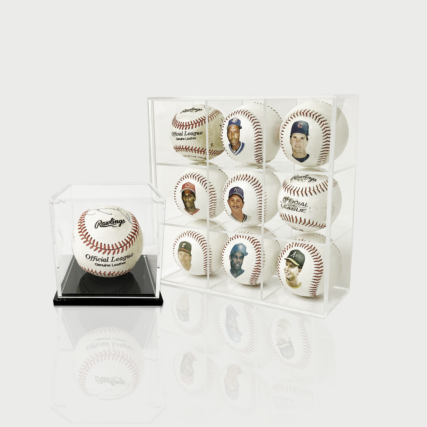 PATHER® Single Baseball Display Case