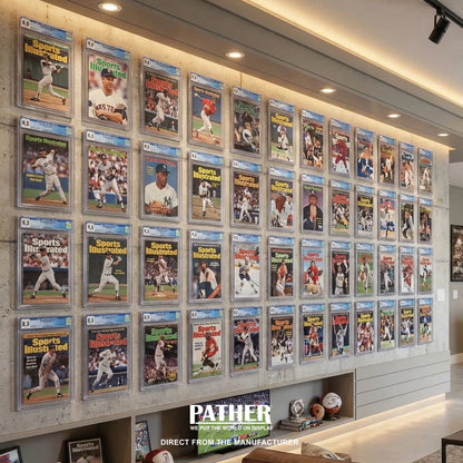 PATHER. Wall Mountable Graded Magazine Holder