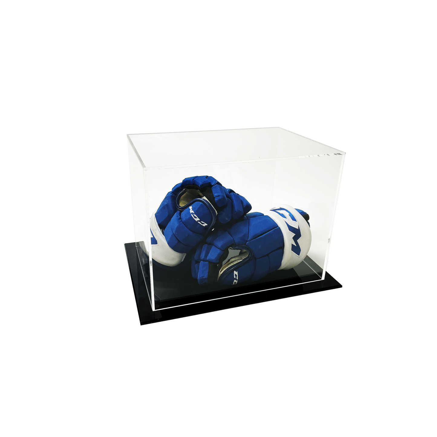 PATHER® Rectangular Display Case - 14"w x 10.5"d x 10"h with Black Base