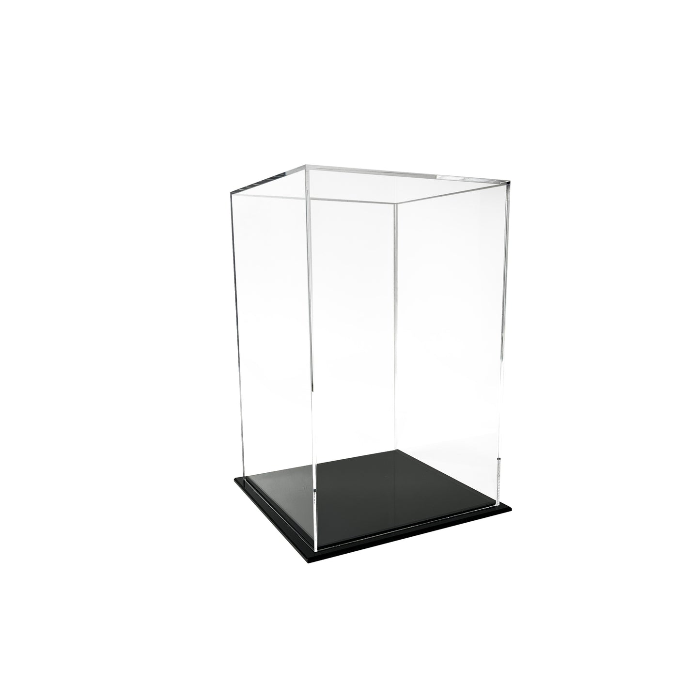PATHER® Display Cube With Black Base - 11 3/4" x 11 3/4" x 18 1/4"
