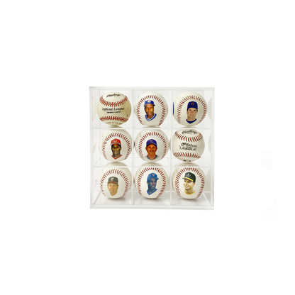 PATHER® Baseball Display Case - 9 Slots