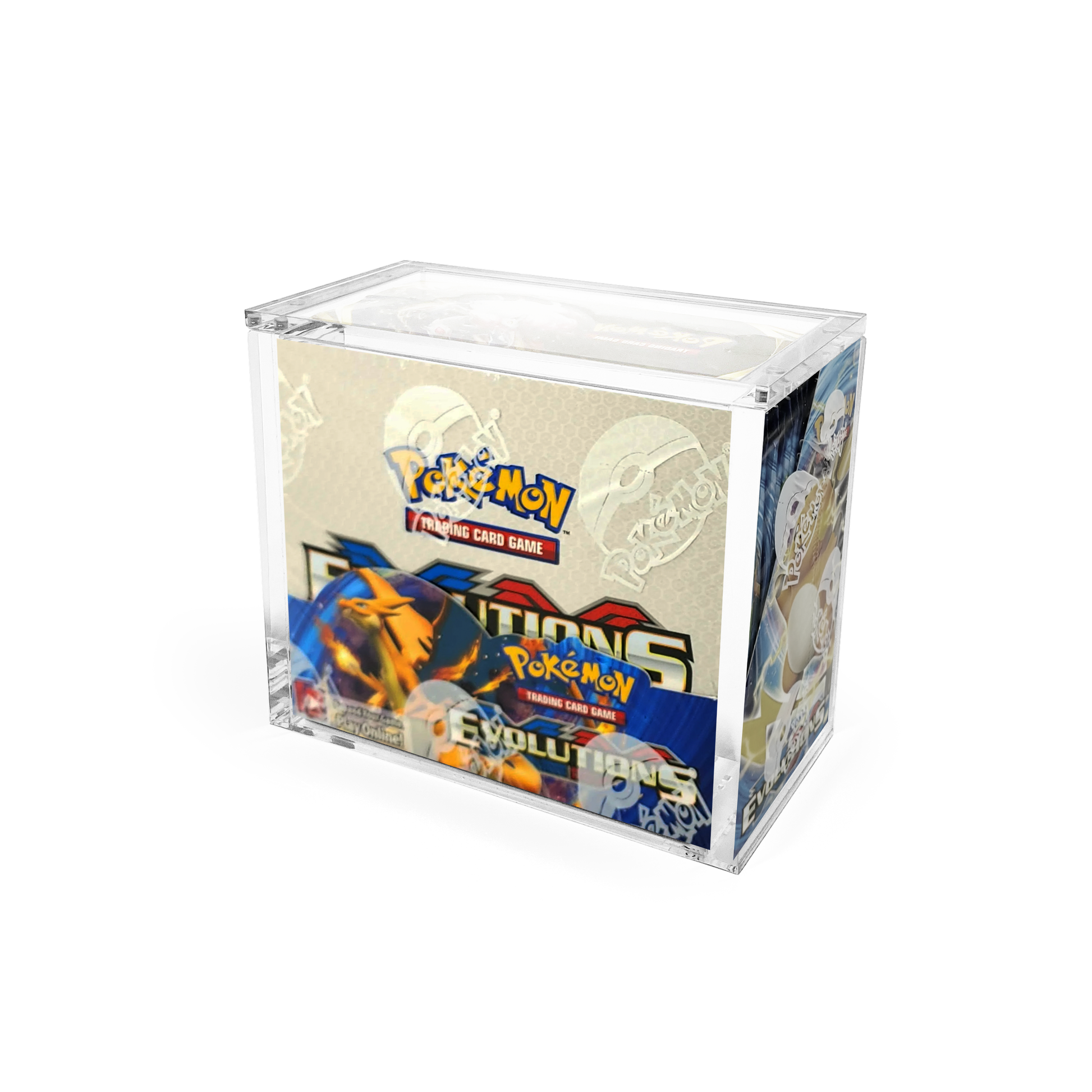 PATHER. Pokemon Booster Box Display Case with Magnetic Lid Pather PATHER. Pokemon Booster Box Display Case with Magnetic Lid Pather