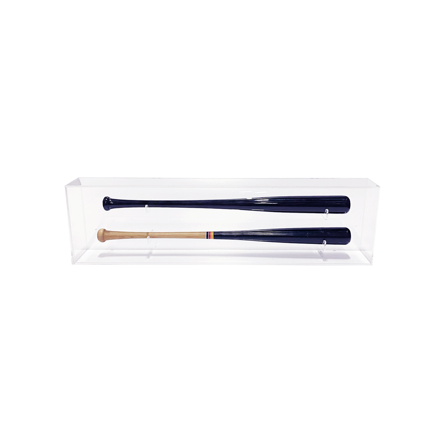 PATHER® Double Baseball Bat Display Case