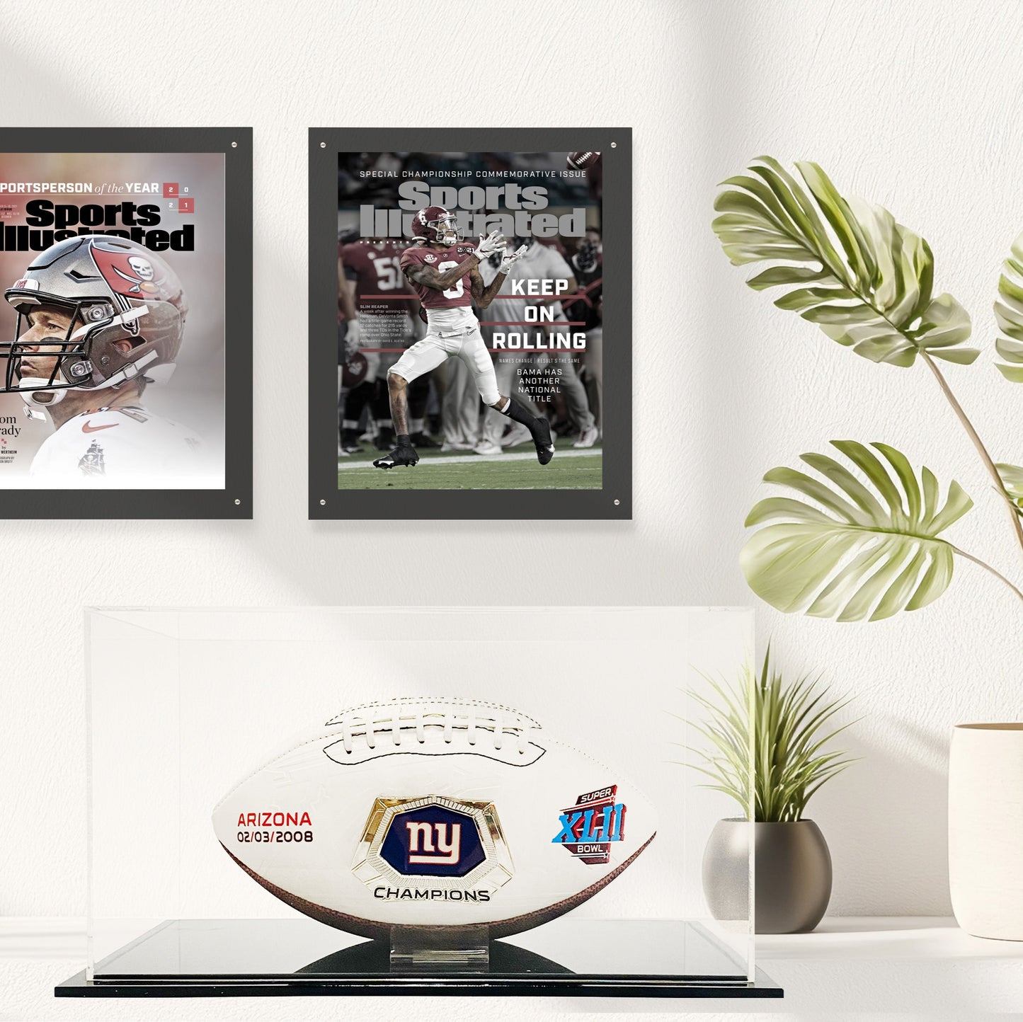 PATHER® Rectangular Display Case - 14"w x 10.5"d x 10"h with Black Base