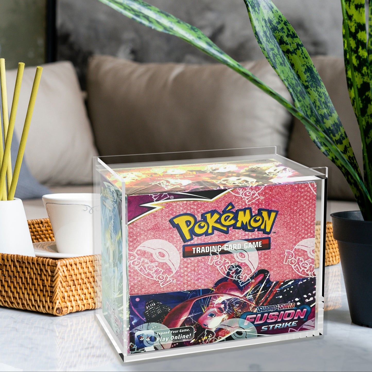 PATHER® Pokemon Booster Box Display Case with Sliding Lid