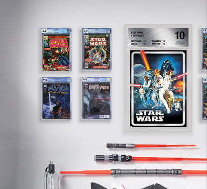 PATHER® Wall Mountable Graded Comic Book Holder